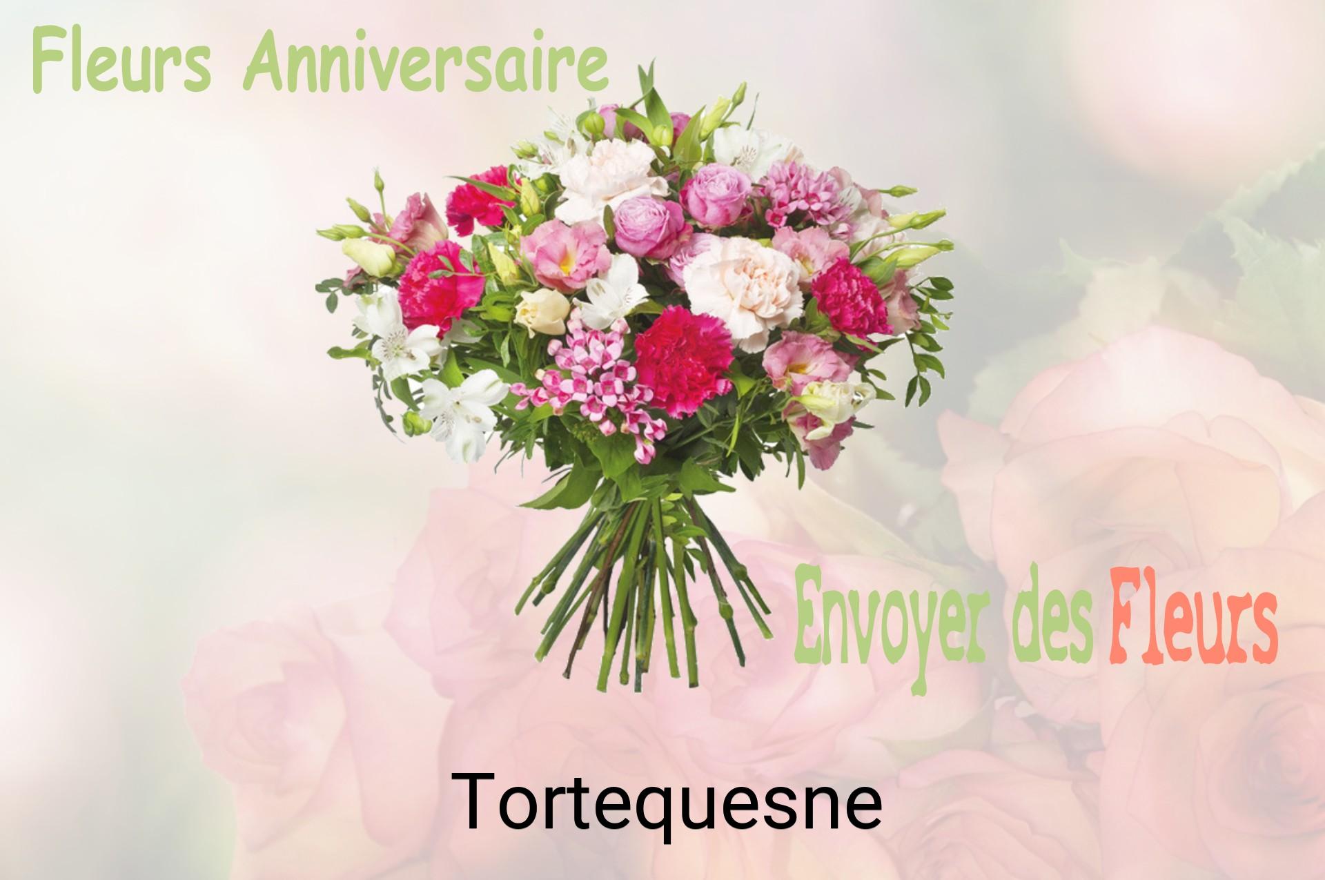 Bouquet de fleurs d’anniversaire livré à Tortequesne